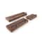 Melannco Natural Metal Railing Shelf Set